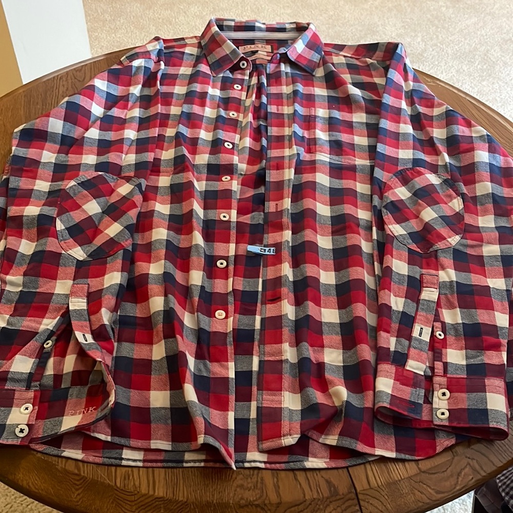 Thomas Pink Mens Plaid shirt